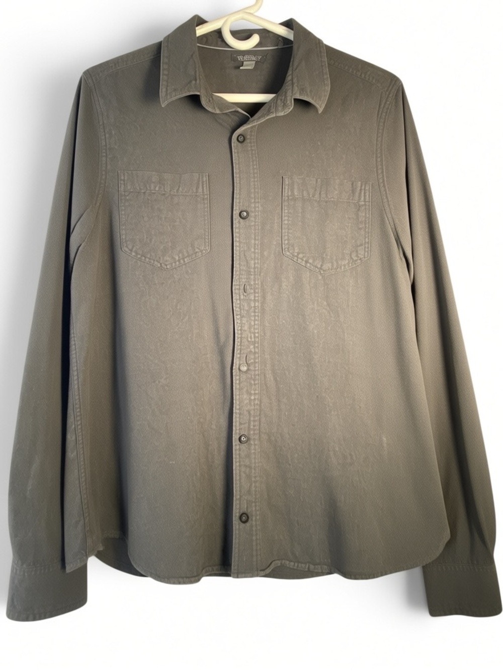 Toad&Co Organic Cotton Charcoal Button Down Shirt